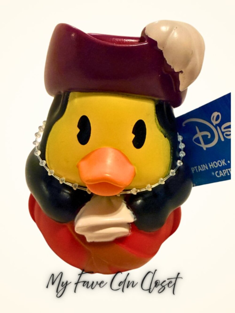 NEW Disney Peter Pan Duckalooz HOOK Rubber Duck